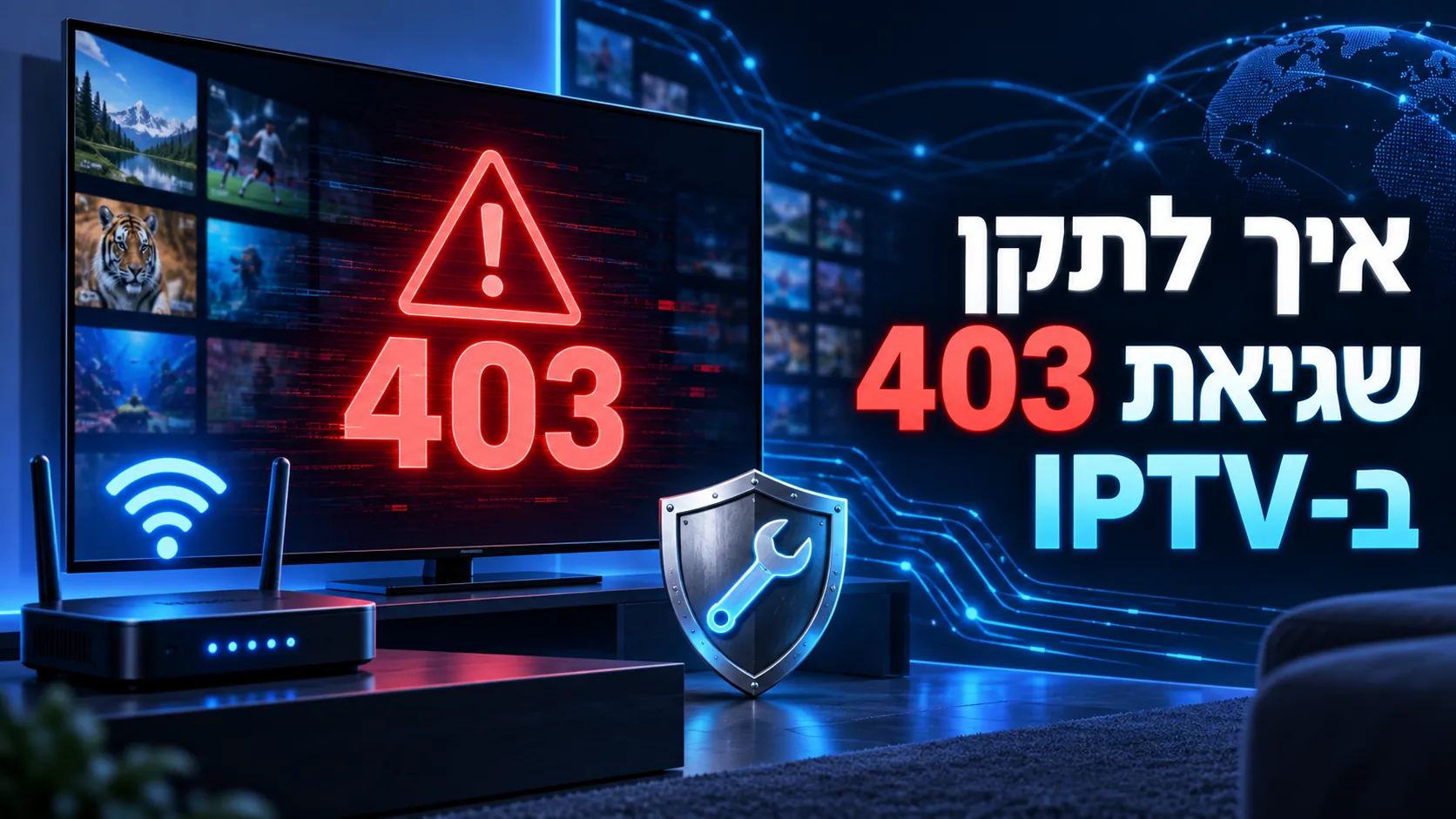 איך לתקן שגיאת 403 ב-IPTV